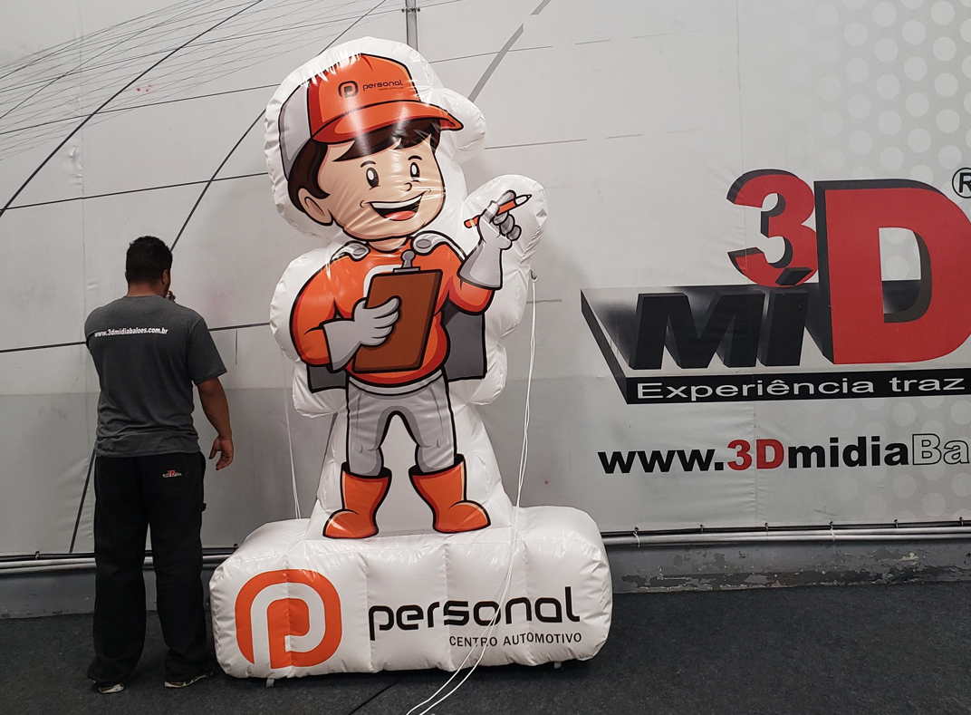 mascote inflavel